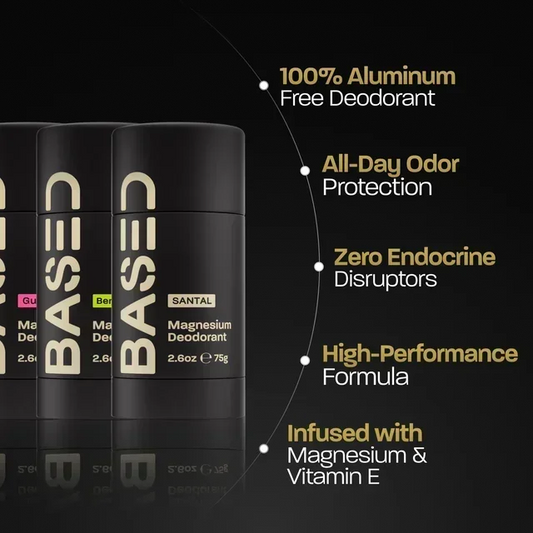 BASED Deodorant - zijaanzicht voor mannen VK