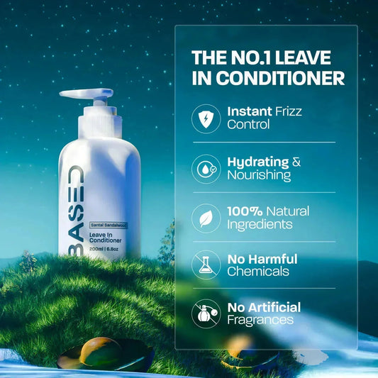 BASED Leave-In Conditioner - zijaanzicht voor mannen VK