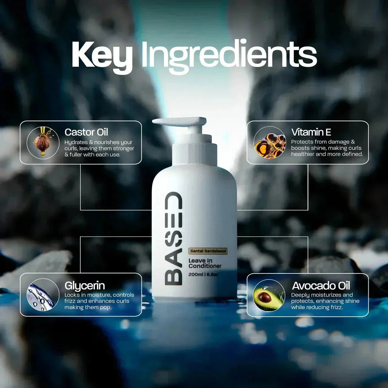 BASED Leave-In Conditioner - detailweergave voor mannen VK